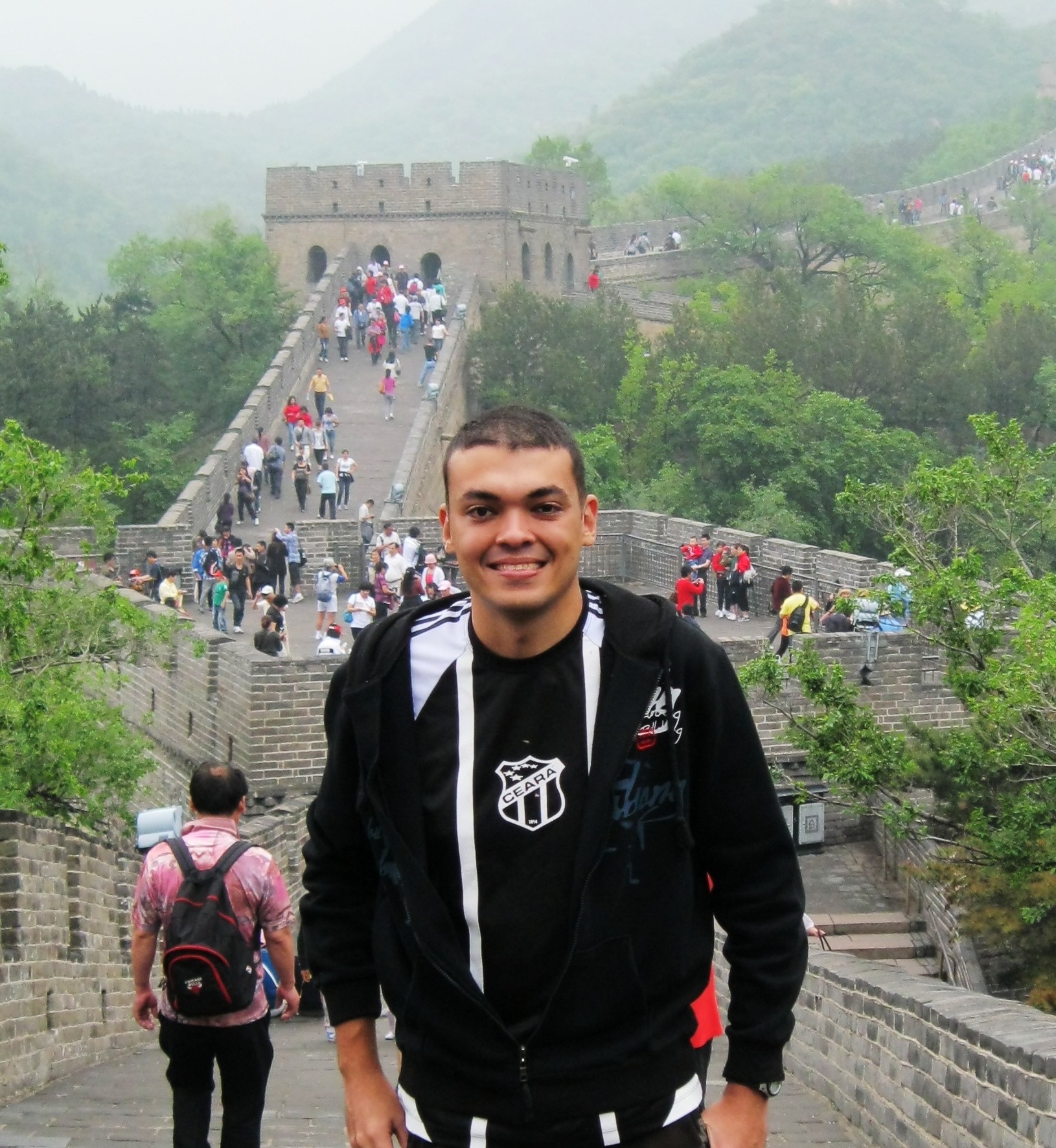 Nos 96 anos do Vozão (02/06/2010), na Grande Muralha da China!