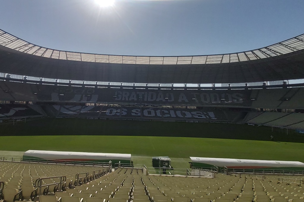 Diante do Flamengo, Ceará fará um mosaico em homenagem aos seus sócios-torcedores