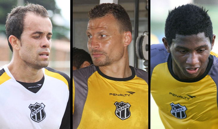 Rafael Cruz, Cleiton e Jailton voltaram a trabalhar com bola 