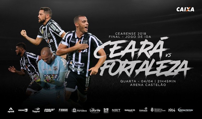Ceará enfrenta o Fortaleza no primeiro jogo da final do Campeonato Cearense