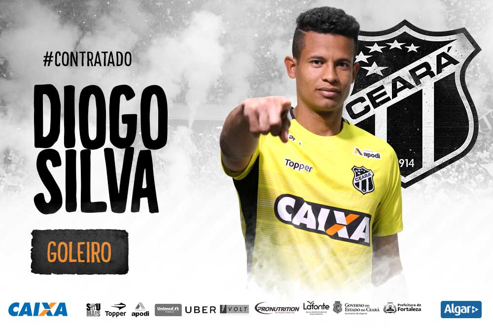 Goleiro Diogo Silva chega para reforçar o Vovô: "Venho para dar meu melhor para o Ceará"
