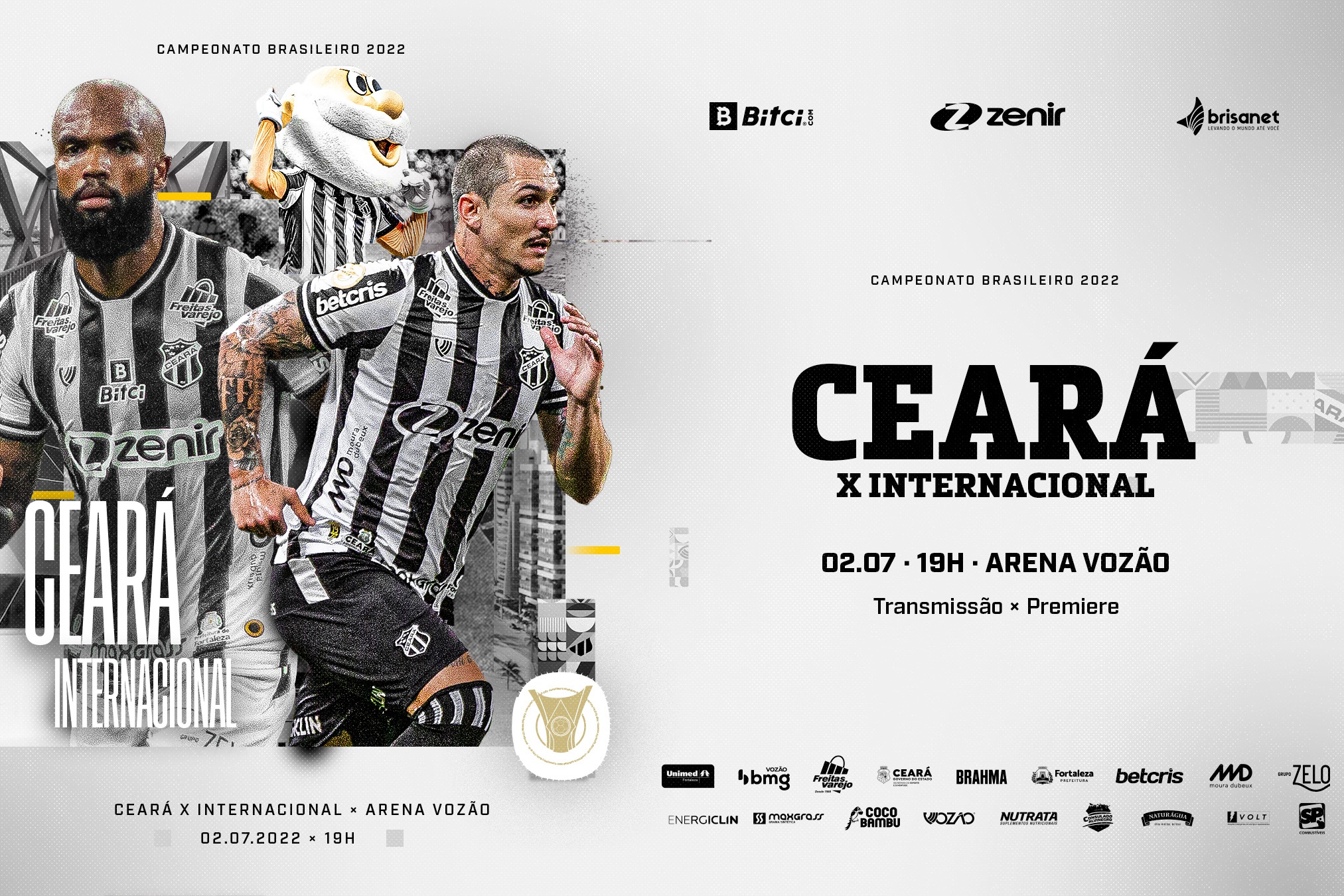 Saiba mais sobre a venda de ingressos para Ceará x Internacional