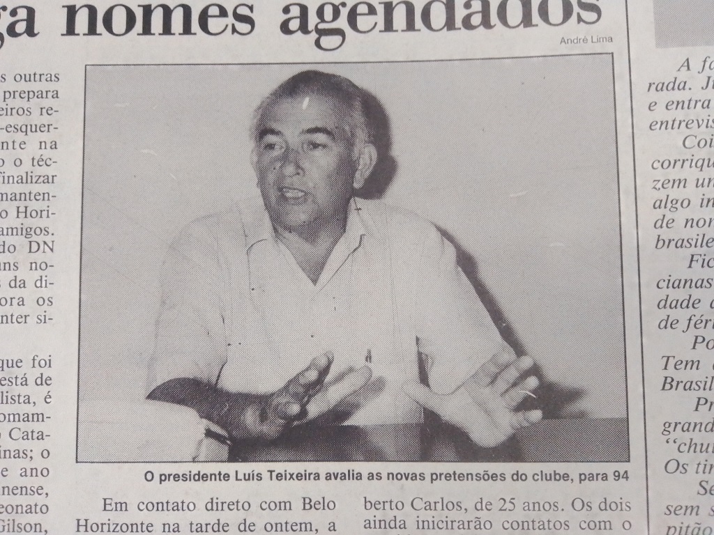 Calendário Alvinegro: Há 87 anos nascia Luiz Teixeira, ex-presidente do Mais Querido com história vitoriosa no Ceará