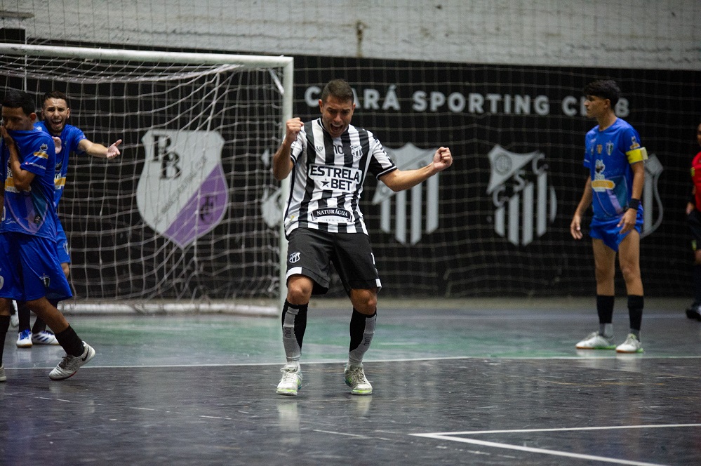 Futsal: Ceará goleia o São Gonçalo por 8 a 2 e conquista primeira vitória no Campeonato Cearense