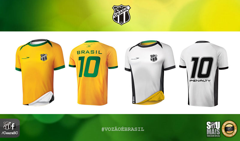 Paixão por Dentro e por Fora: Vozão e Penalty lançam camisa comemorativa da Copa do Mundo