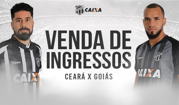 Continua a venda de ingressos para Ceará x Goiás 