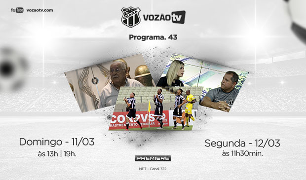 Vozão TV reestreia no canal Premiere Clubes para a temporada 2018