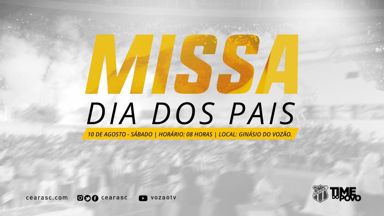 Dia dos pais: Ceará realizará missa em comemoração à data