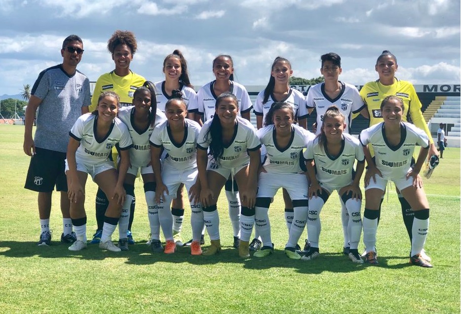 Futebol Feminino: Ceará joga bem e larga na frente no estadual Sub-20