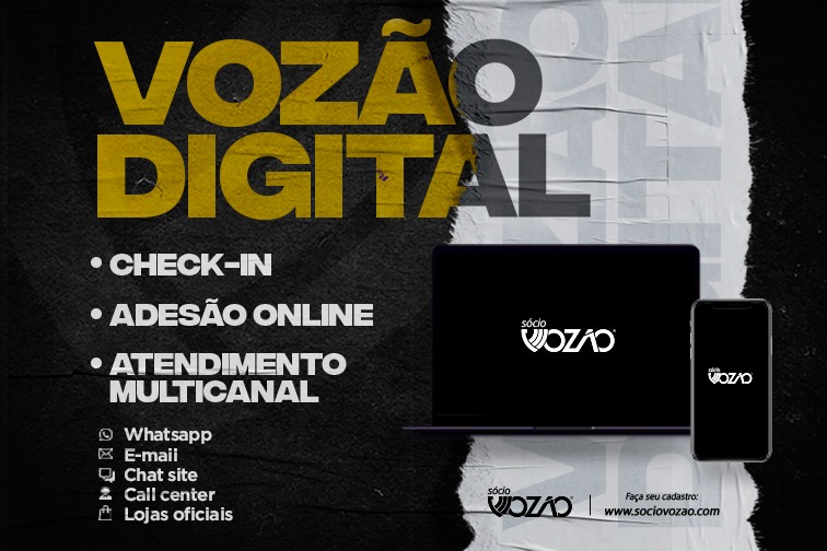 Ceará divulga Vozão Digital, plataforma online do sócio-torcedor do Time do Povo