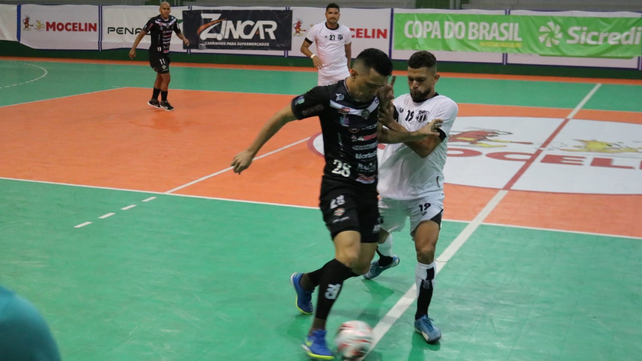 Futsal Adulto: Ceará joga bem, mas é superado no jogo de ida da decisão na Copa do Brasil