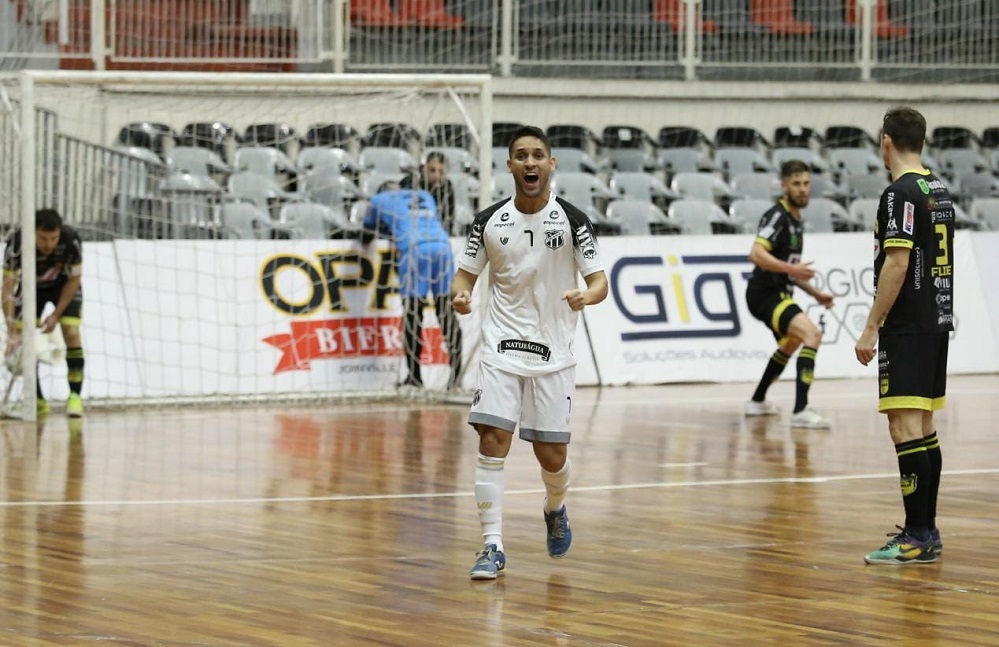 Futsal: Com gol de Juninho, Ceará conquista importante resultado contra o Jaraguá