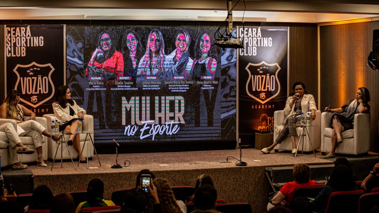 Congresso Vozão Academy: Manhã teve painéis sobre governança no futebol, representatividade feminina e gestão de eventos