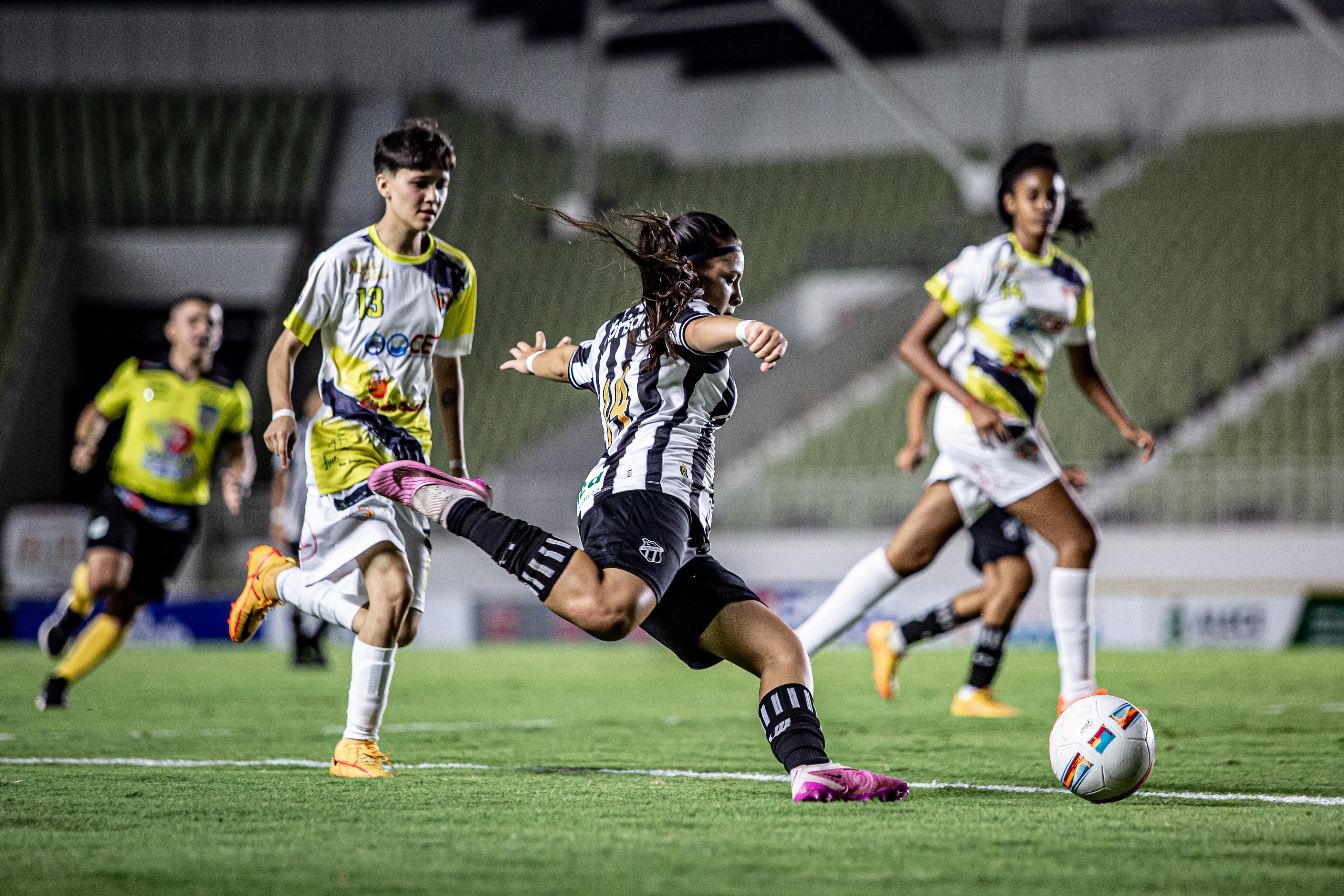 Fut. Feminino Sub-17: Fora de casa, Ceará vence o Juasal por 3x0 e abre vantagem na semifinal do Estadual