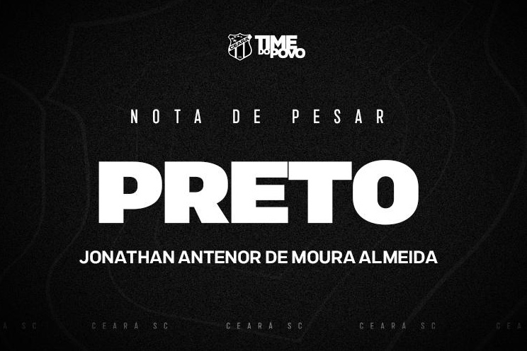 Nota de Pesar: Jonathan Antenor de Moura Almeida (Preto)