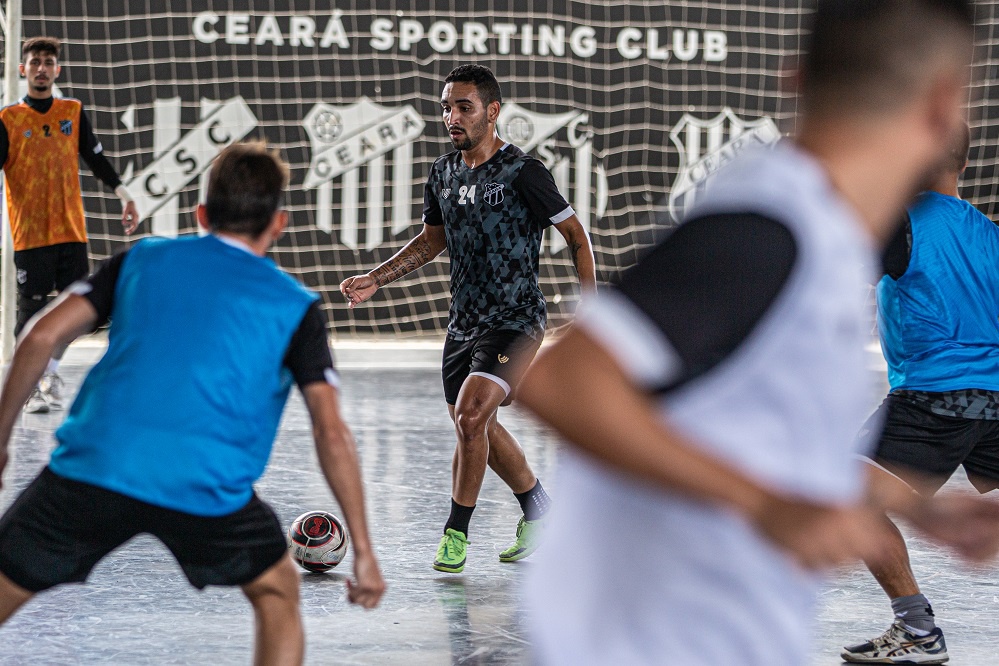 Futsal: Ceará treina em dois períodos visando o jogo de ida das oitavas de final da Copa do Brasil