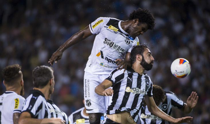 No Estádio Engenhão, Ceará joga bem e supera o Botafogo: 1 x 0