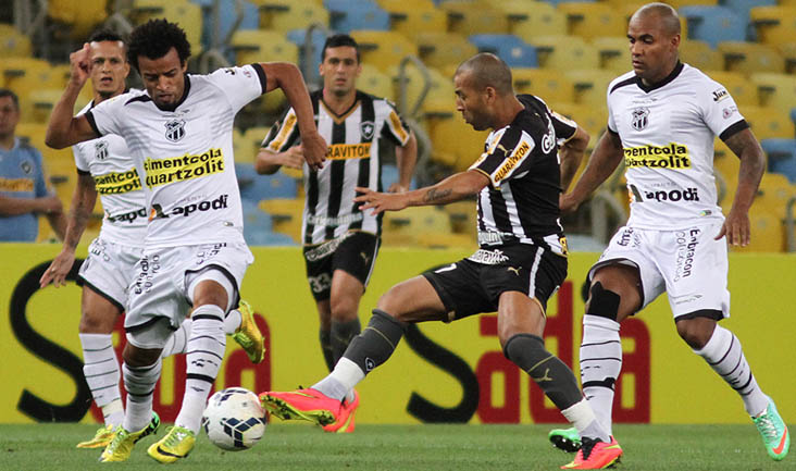 Jogando no Maracanã, Ceará supera o Botafogo e vence por 2 x 1