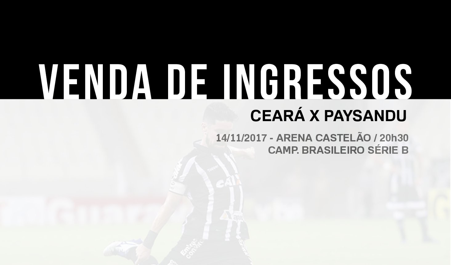 Ceará x Paysandu (venda de ingressos): Confira o horário de funcionamento das lojas nessa terça-feira