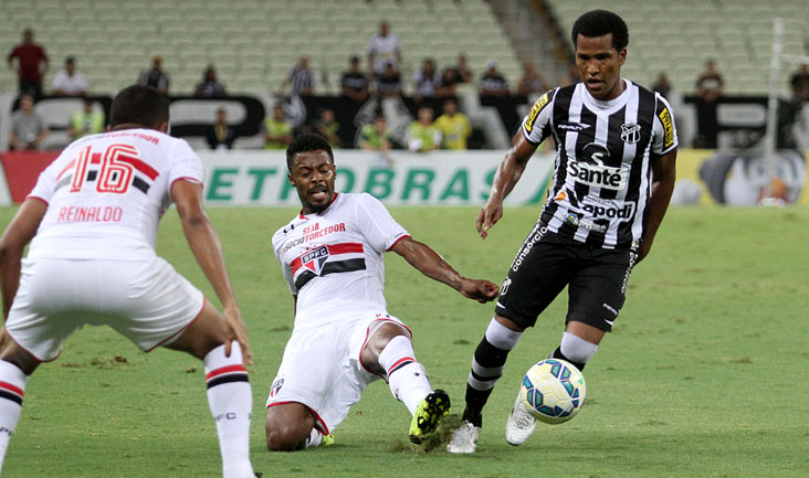 Ceará não resiste à pressão do São Paulo e se despede da Copa do BR