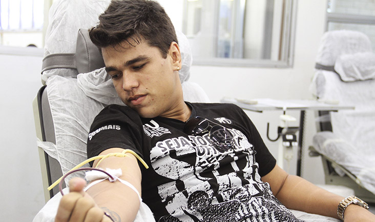 Campanha “Torcedor Sangue Bom”:  Alvinegros doaram sangue nesta tarde