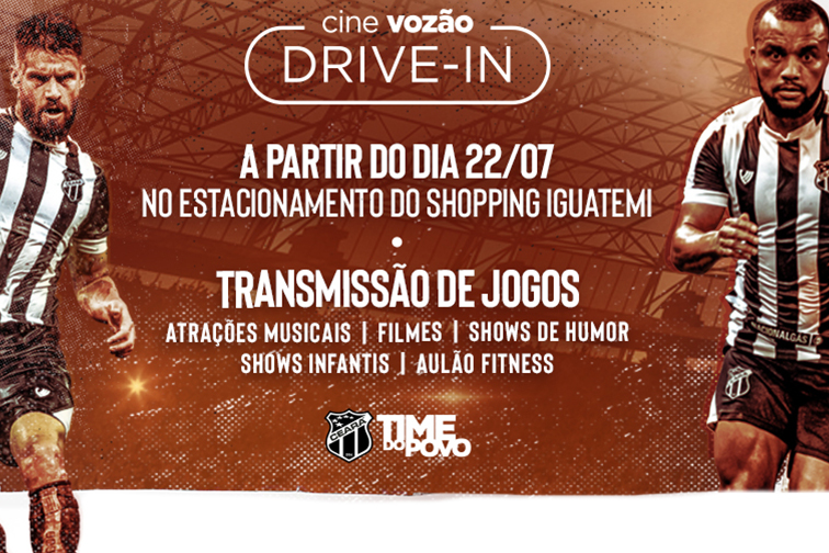 Vozão Drive-in: Ceará será o primeiro clube do país a realizar um evento do tipo