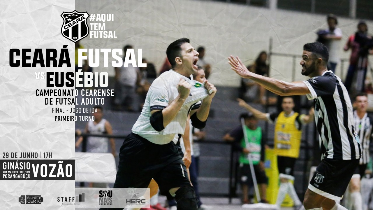 Futsal Adulto: Ceará inicia a venda de ingressos para a grande final do primeiro turno contra o Eusébio