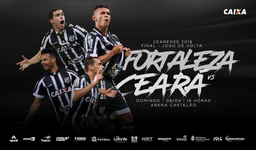 Na Arena Castelão, Ceará decide o título do Estadual 2018 neste domingo