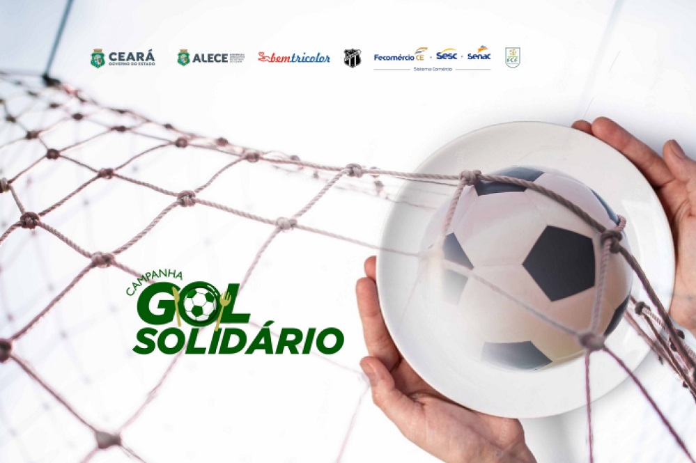 Em parceira com o Governo do Estado, Ceará participa da campanha Gol Solidário