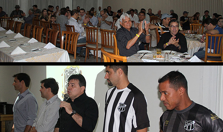Marcos Aurélio foi apresentado ao torcedor no jantar Convocação Alvinegra