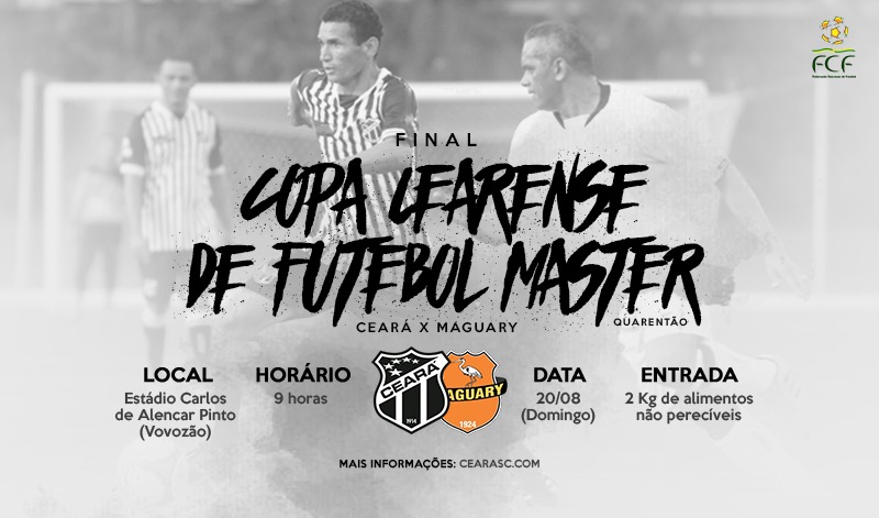 Ceará e Maguary se enfrentam pela final da Copa Cearense Master