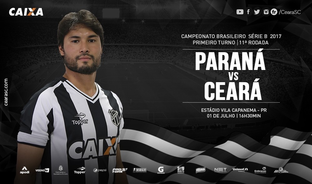 Série B: Na Vila Capanema, Ceará enfrenta o Paraná 