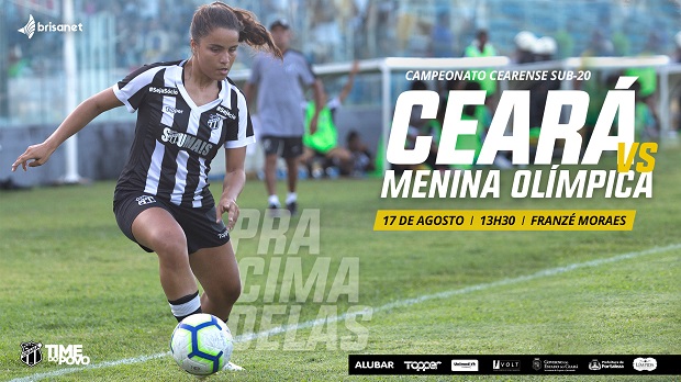 Futebol Feminino: Ceará estreia no Campeonato Cearense Sub-20 contra o Menina Olímpica