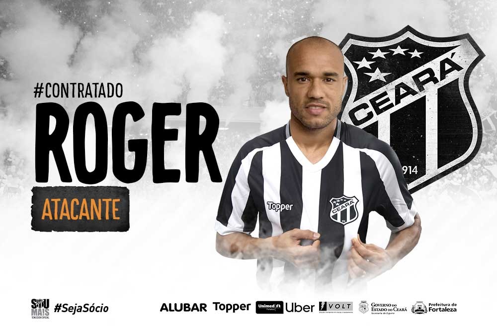 Fechou! Atacante Roger reforça o Ceará para a temporada 2019