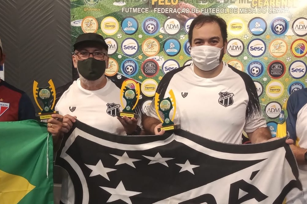 Taça Mesa Brasil: 2 atletas do Vozão vencem na 1° Etapa do Cearense de Futebol de Mesa