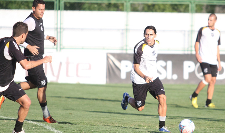 Ceará encerrou a preparação para o jogo contra o Figueirense