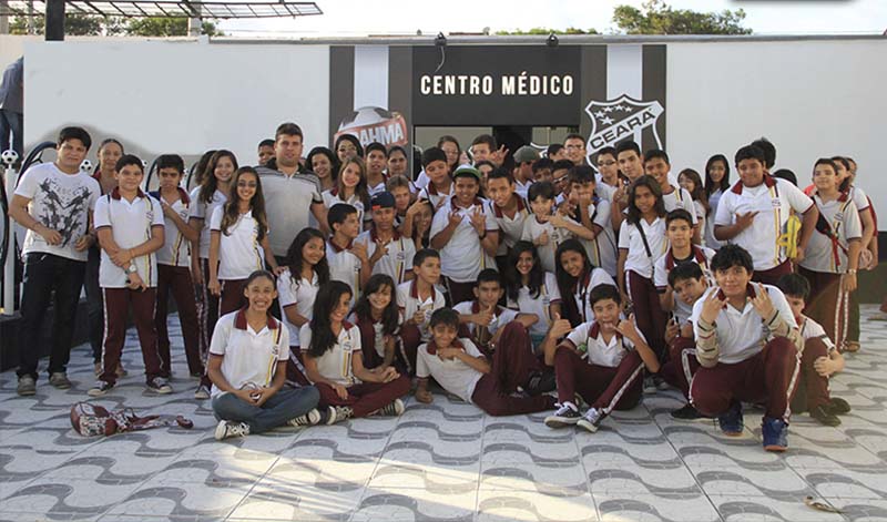 Ceará abriu suas portas para alunos do Colégio Sílvia Helena