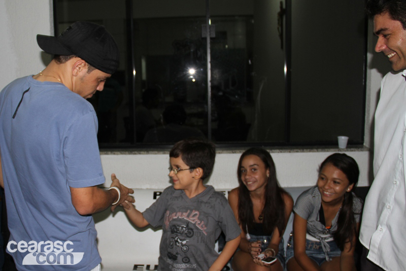 [26-04] Mário Adriel visita o clube - 1