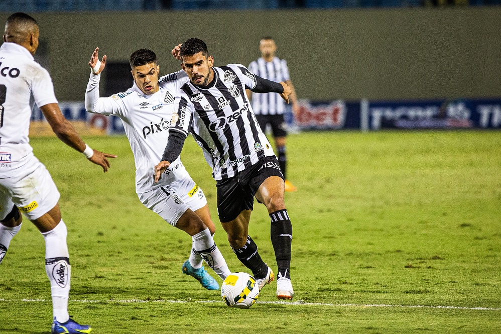Série A: Ceará joga bem e soma mais um ponto diante do Santos