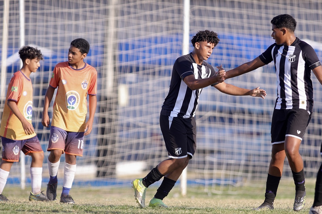 Sub-13: Ceará goleia Anjos do Céu por 8 a 0 pela penúltima rodada do Campeonato Cearense