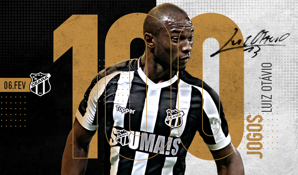 Zagueiro Luiz Otávio atinge a marca de 100 jogos pelo Ceará
