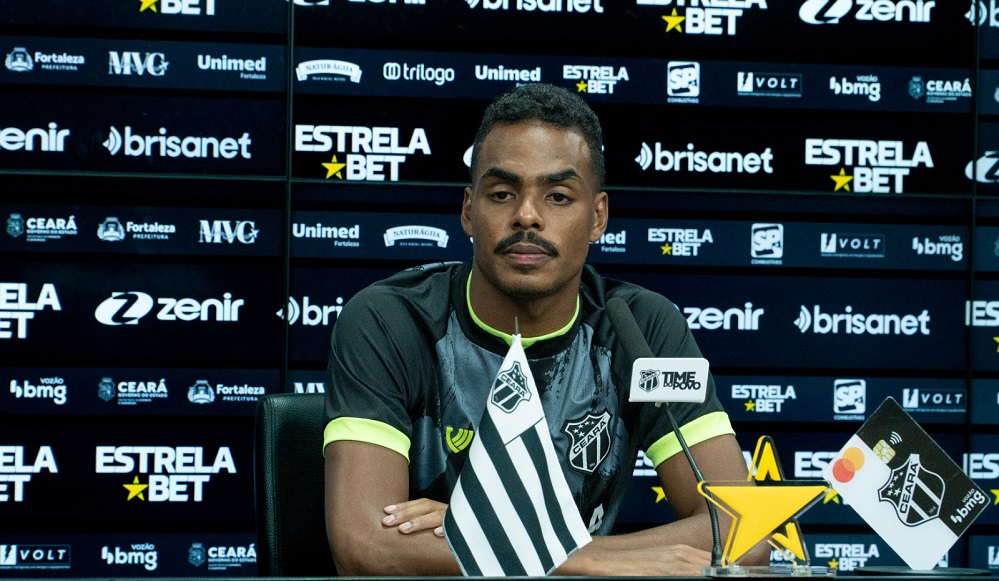 Caíque Gonçalves fala em entrevista pré-jogo contra a Tombense