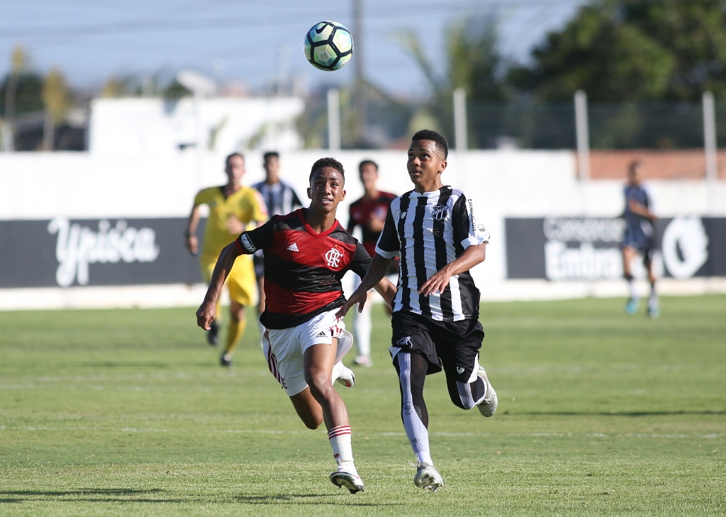 Sub-17: Jogando na Cidade Vozão, Ceará empata com o Flamengo pelo Brasileirão da categoria