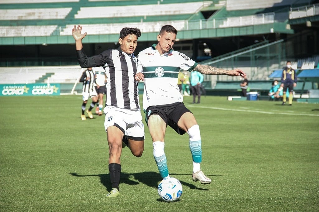 Aspirantes: Ceará vence o Coritiba por 2 x 0 e assume a vice-liderança do Brasileirão