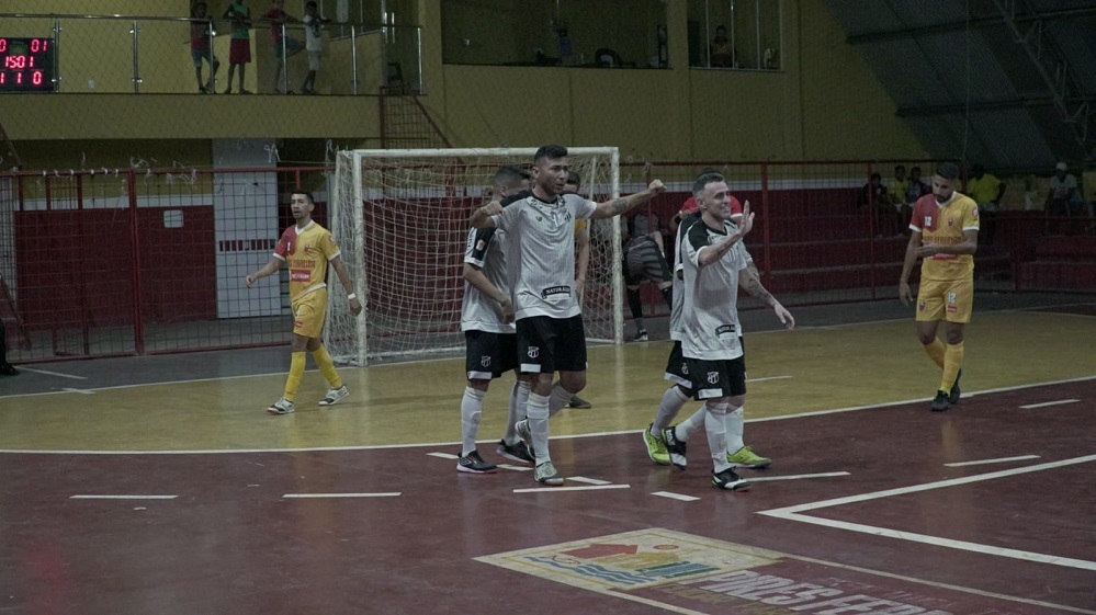 Futsal: Jogando fora de casa, Ceará vence o Pires Ferreira e conquista a quarta vitória no estadual