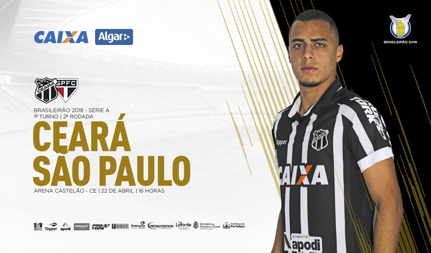 No Castelão, Ceará enfrenta o São Paulo e busca primeira vitória no Brasileirão