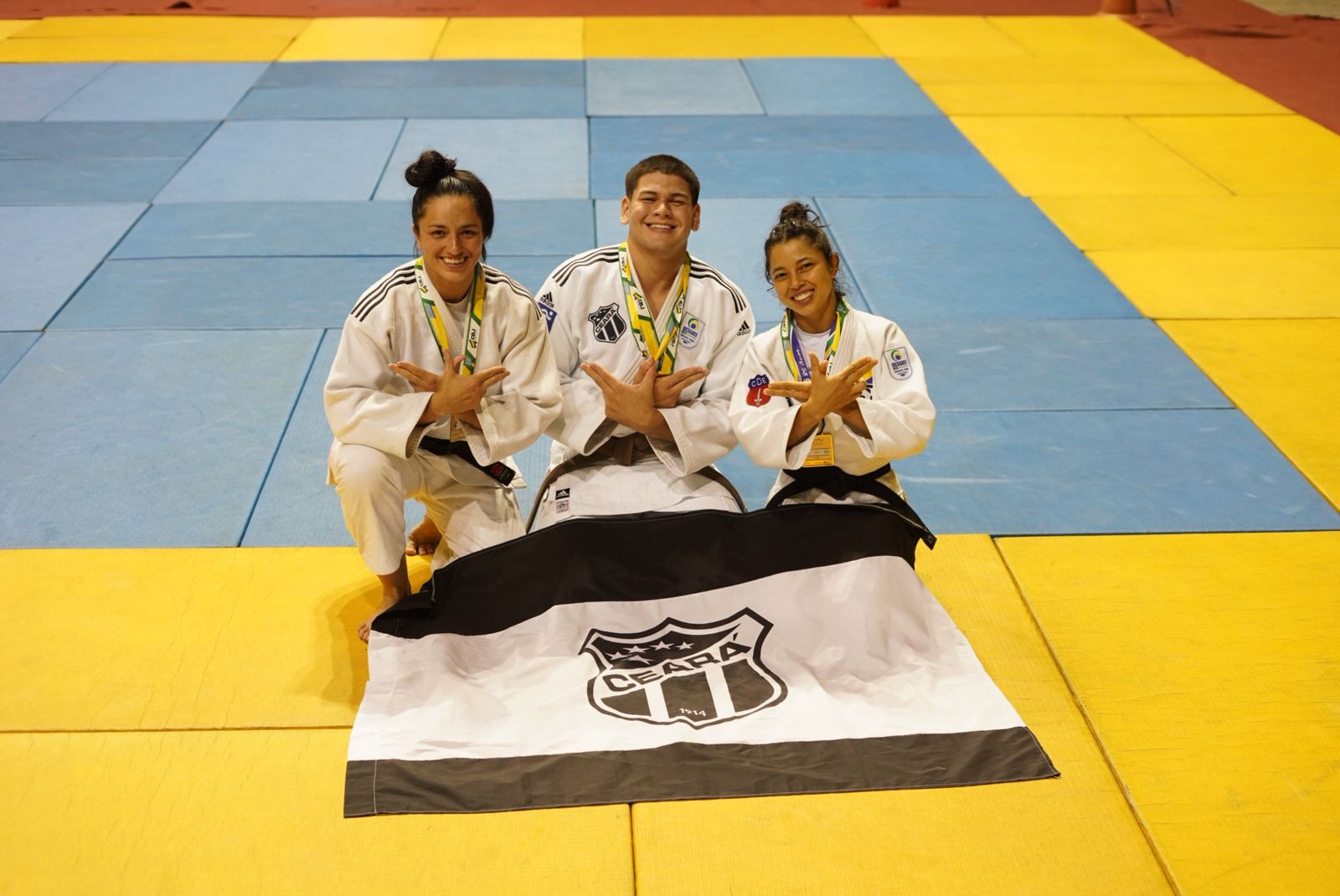 Esportes Olímpicos: Yasmim Lima, Dani Karla e Richarde de Oliveira conquistam medalha de ouro no Cearense de Judô