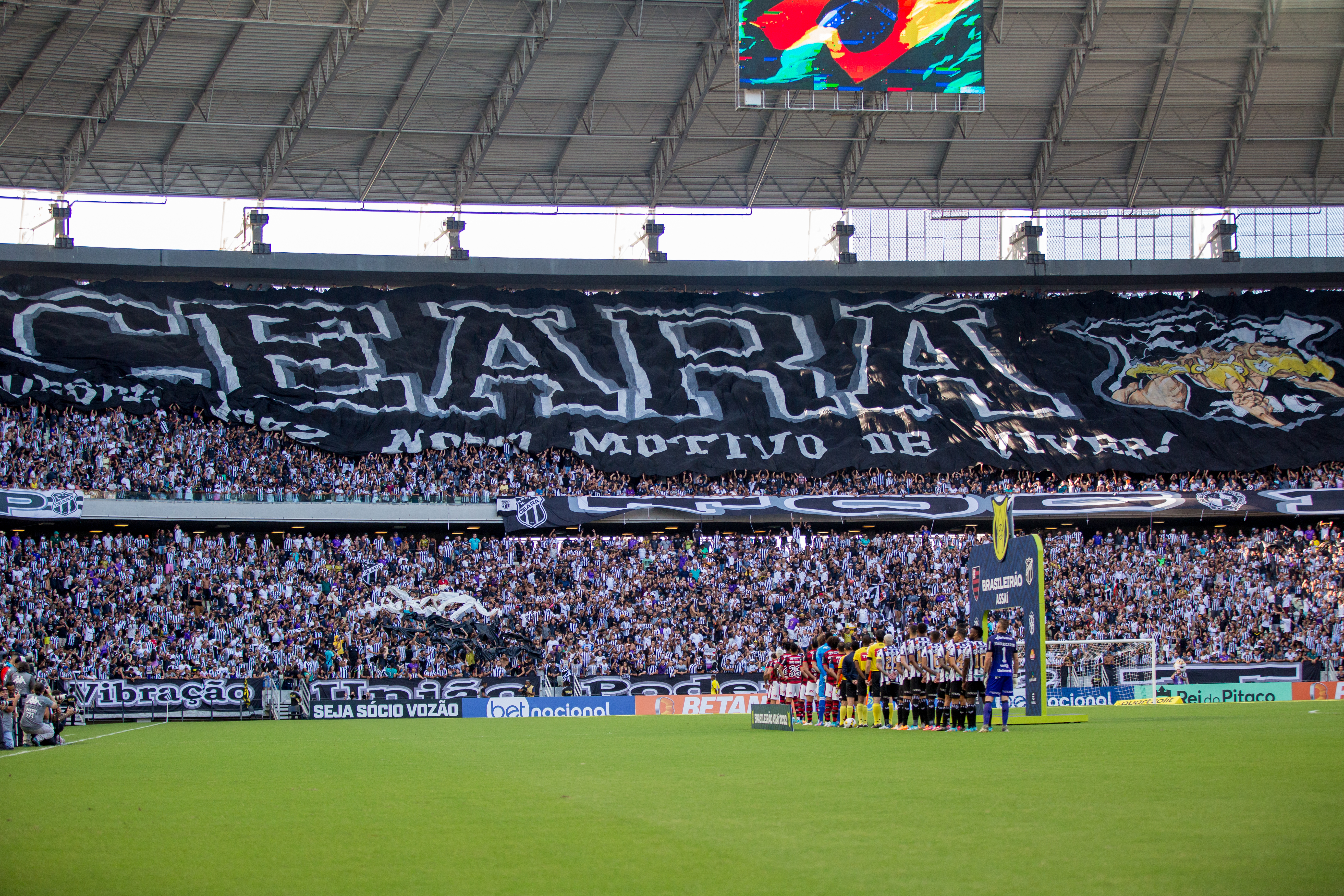 Ceará x Santos: Check-in e venda de ingressos liberados para duelo da 26ª rodada do Brasileirão