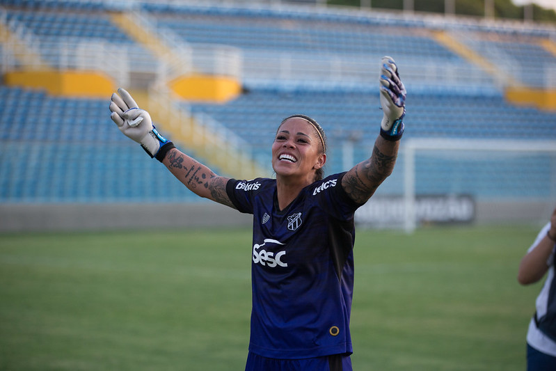 Em fala à Vozão TV, Thaís Helena abre o coração: “Estou vivendo o melhor momento da minha carreira aqui no Ceará”