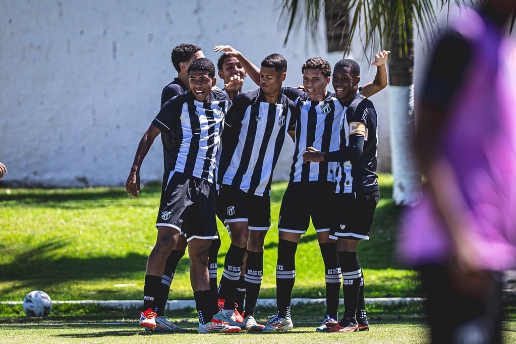 Sub-17: Em casa, Ceará domina e goleia o Floresta por 6 a 0 pelo Campeonato Cearense